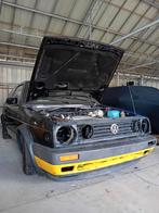 Golf 2 G60 ABF Turbo motor, Auto's, Voorwielaandrijving, 4 cilinders, Leder en Stof, Zwart