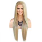 Lace pruik lang steil haar zonder pony model Hawaii, Handtassen en Accessoires, Uiterlijk | Haarverzorging, Verzenden, Nieuw, Pruik of Haarverlenging