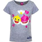 Baby Shark T-shirt - Grijs - Maat 92 - 104 - 116 - Pinkfong, Enfants & Bébés, Vêtements enfant | Taille 116, Fille, Chemise ou À manches longues