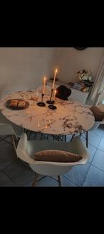 Ronde tafel 120cm., Huis en Inrichting, Tafels | Eettafels, Ophalen of Verzenden, Zo goed als nieuw