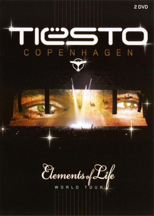 2 DVD Tiësto – Copenhagen (Elements Of Life  Tour 2007-2008), Cd's en Dvd's, Dvd's | Muziek en Concerten, Zo goed als nieuw, Muziek en Concerten