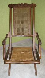 relax zetel - antiek, Huis en Inrichting, Ophalen, Gebruikt, Eenpersoons, Riet of Rotan