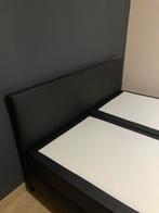Tweepersoons boxpringbed, Huis en Inrichting, Slaapkamer | Boxsprings, Ophalen, Zwart, 180 cm, 200 cm