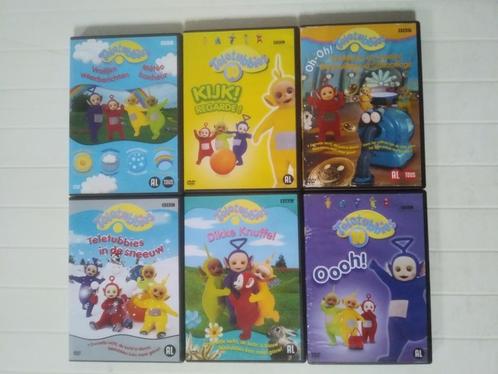 6 Teletubbies DVD's voor de allerkleinsten, Cd's en Dvd's, Dvd's | Kinderen en Jeugd, Zo goed als nieuw, Tv non-fictie, Educatief