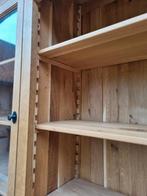 Massief eiken buffetkast/vitrinekast GRATIS LEVERING, Huis en Inrichting, Kasten | Buffetkasten, 200 cm of meer, Eikenhout, Ophalen of Verzenden