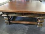 Antieke salontafel, Huis en Inrichting, Gebruikt, 50 tot 100 cm, 50 tot 100 cm, Minder dan 50 cm