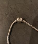 Armband Pandora, Handtassen en Accessoires, Armbanden, Gebruikt, Ophalen of Verzenden, Met bedels of kralen, Zilver