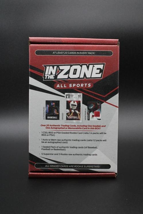 All Sports Mystery Card Box - Sports Zone - In The Zone, Hobby & Loisirs créatifs, Jeux de cartes à collectionner | Autre, Neuf