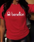 Tshirt, Maat 38/40 (M), Benetton, Nieuw, Ophalen of Verzenden