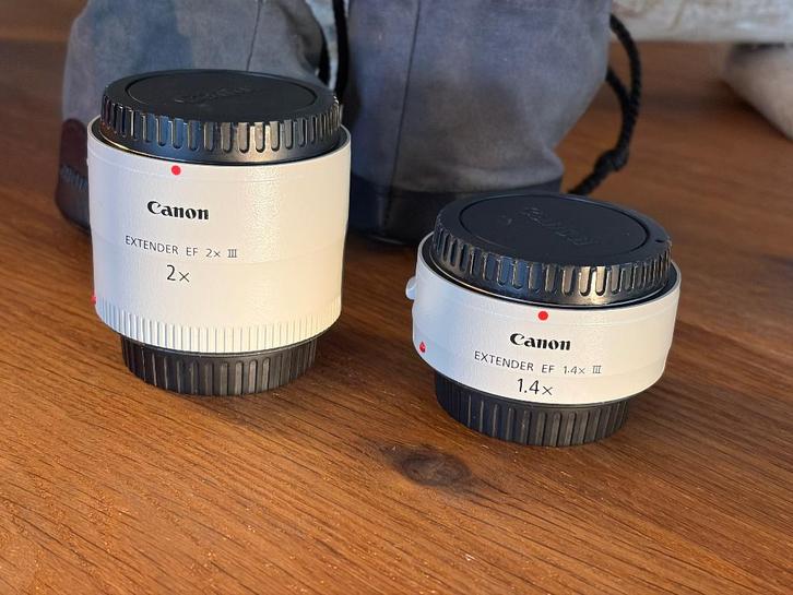 Canon extender EF 1.4iii et 2xiii, Audio, Tv en Foto, Foto | Lenzen en Objectieven, Zo goed als nieuw, Ophalen