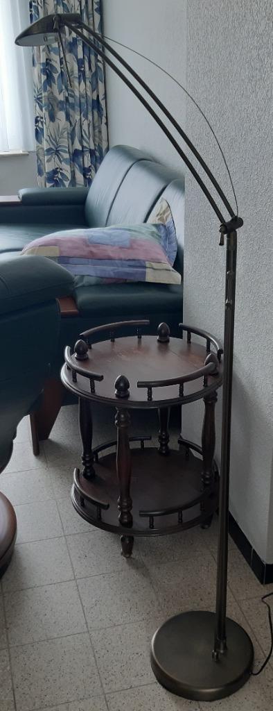 leeslamp / vloerlamp, Huis en Inrichting, Lampen | Vloerlampen, Gebruikt, 100 tot 150 cm, Metaal, Ophalen