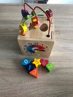 Houten activiteitenkubus, Kinderen en Baby's, Speelgoed | Houten speelgoed, Ophalen of Verzenden, Zo goed als nieuw
