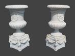 Koppel vazen Volkstedt in pate tendre, Antiek en Kunst, Antiek | Vazen, Ophalen