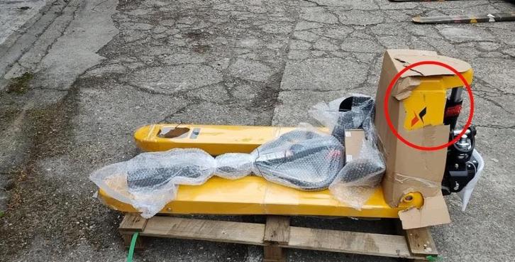 ️2000kg Elektrische transpallet korting ivm lakschade ️, Hobby en Vrije tijd, Overige Hobby en Vrije tijd, Nieuw, Ophalen of Verzenden