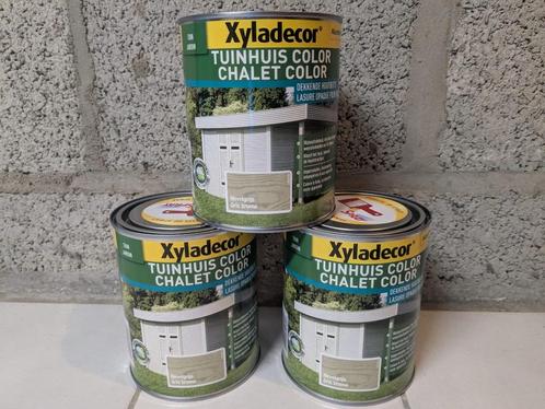 XyladecorTuinhuis Color - Nevelgrijs - 1 L, Doe-het-zelf en Bouw, Verf, Beits en Lak, Nieuw, Beits, Minder dan 5 liter, Ophalen of Verzenden