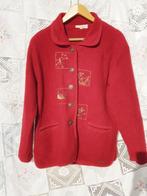 Veste/ cardigan ROUGE vintage 🍎100% LAINE style autrichien, Rouge, Taille 46/48 (XL) ou plus grande, Enlèvement ou Envoi, Comme neuf