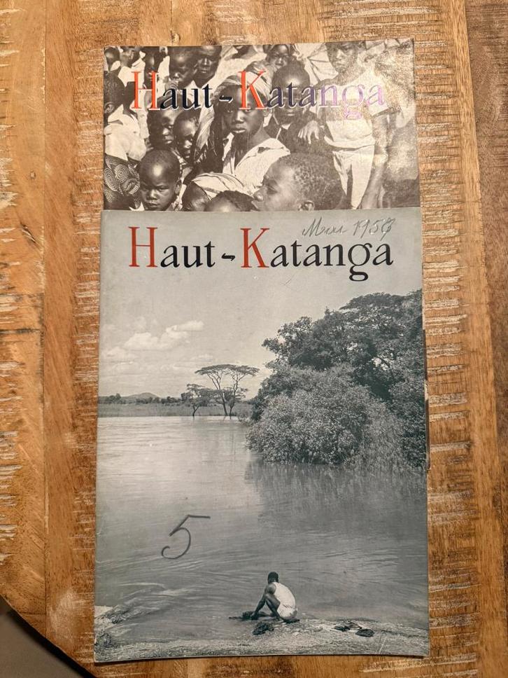 2 magazines Haut-Katanga jaren '50, Boeken, Tijdschriften en Kranten, Gelezen, Overige typen, Ophalen of Verzenden