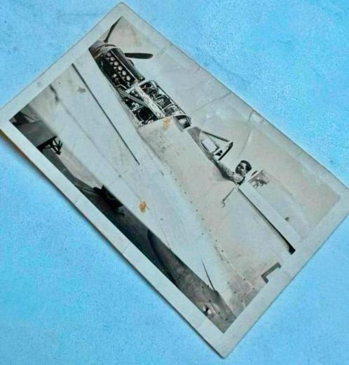 Antiek Postcard Mustang P51 Vliegtuig Signed by Adolph Abel, Verzamelen, Luchtvaart en Vliegtuigspotten, Kaart, Foto of Prent