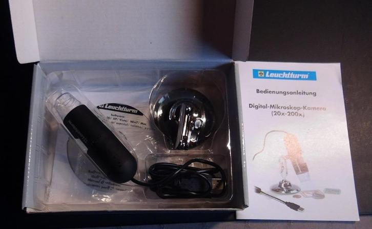 Digitale microscoop camera LEUCHTTURM Ref 313154 (90), Audio, Tv en Foto, Fotocamera's Digitaal, Nieuw, Ophalen of Verzenden