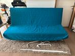 Ikea slaapbank 140/200, Huis en Inrichting, Ophalen, Blauw, Tweepersoons, 140 cm