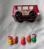 Vintage bus van fisher price met 5 figuren, Verzamelen, Ophalen of Verzenden, Gebruikt