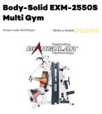 Krachtstation homegym bodysolid exm 2550s biangular met dip, Sport en Fitness, Ophalen, Armen, Krachtstation