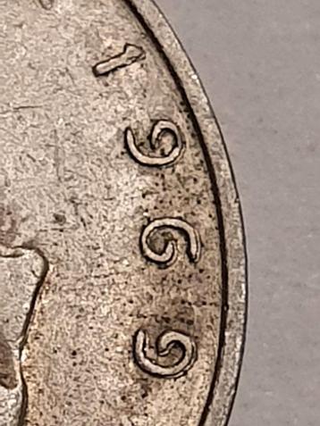 1 frank 1969 VL met dubbel jaartal type Ceres Boudewijn  beschikbaar voor biedingen