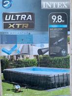 Heel groot Intex zwembad ultra xtr 9,8m op 4,88m, Tuin en Terras, Zwembaden, Gebruikt, 300 cm of meer, Rechthoekig, Ophalen