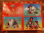 Puzzels Mickey Mouse, Kinderen en Baby's, Speelgoed | Kinderpuzzels, Ophalen of Verzenden, Meer dan 50 stukjes, Gebruikt, 4 tot 6 jaar