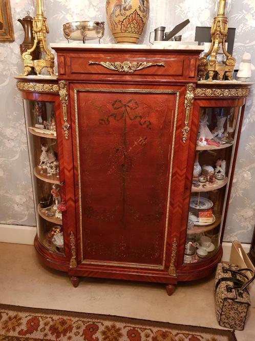 prachtige antieke (vitrine) kast, Antiek en Kunst, Antiek | Meubels | Kasten, Ophalen