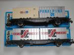 Marklin Containerwagens 4668, Hobby en Vrije tijd, Modeltreinen | H0, Ophalen of Verzenden, Gebruikt, Wagon, Märklin