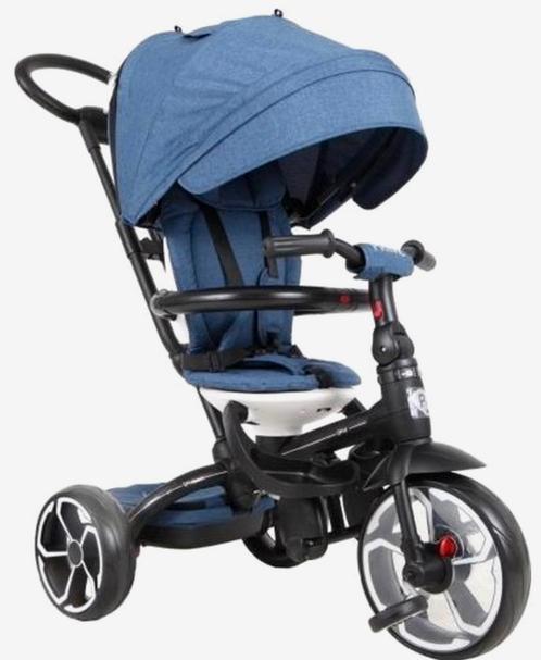 QPlay driewieler Prime 4in1 wandelwagen, fiets, pousette,, Fietsen en Brommers, Fietsen | Driewielers, Zo goed als nieuw, Duwstang