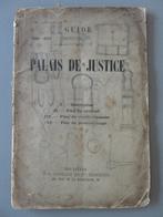 Ong. 1900 gids Justitiepaleis met drie plannen !, Boeken, Techniek, Verzenden, Zo goed als nieuw, Bouwkunde