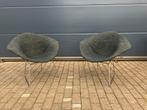 2x Originele Knoll Bertoia Diamond chairs, Ophalen of Verzenden, Togo mah jong vitra cassina b&b italia sede artifort leolux