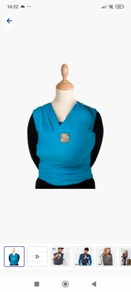 Babylonia tricot slen, Kinderen en Baby's, Babydragers en Draagdoeken, Zo goed als nieuw, Draagdoek, Ophalen