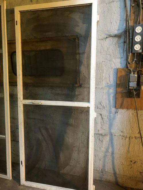 Fenêtres anti-mouches et porte anti-mouches, cadre en alumin, Bricolage & Construction, Fenêtres & Moustiquaires, Comme neuf, Porte moustiquaire