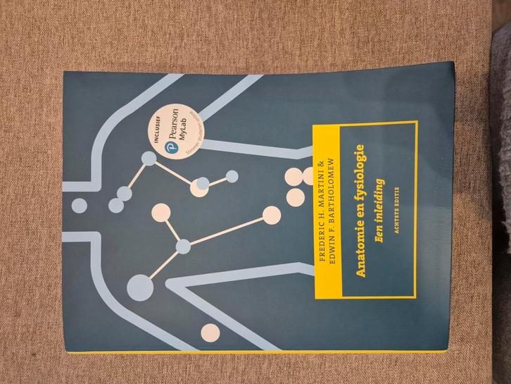 Anatomie en fysiologie, 8e editie met MyLab NL, Boeken, Schoolboeken, Zo goed als nieuw, Nederlands, Ophalen