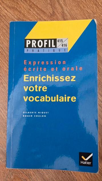 Enrichissez votre vocabulaire  beschikbaar voor biedingen