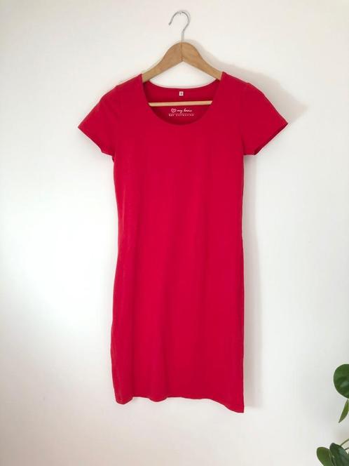 Robe t-shirt rouge en coton (taille XS/S) comme neuf, Vêtements | Femmes, Robes, Comme neuf, Taille 36 (S), Rouge, Au-dessus du genou