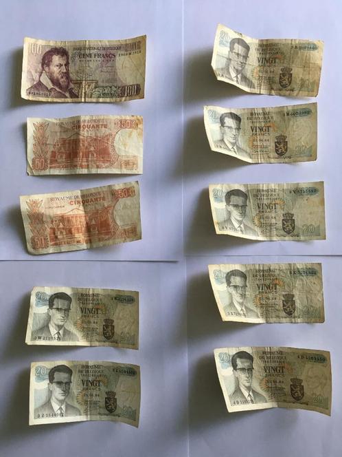 Lot de 10 Billets en francs belges, Timbres & Monnaies, Billets de banque | Belgique, Billets en vrac, Enlèvement ou Envoi