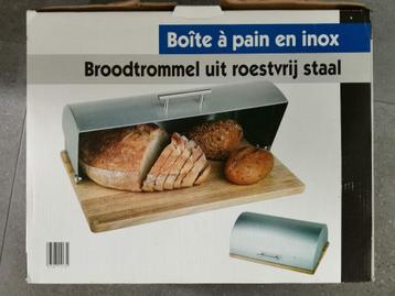 broodtrommel met snijplank - nieuw in verpakking