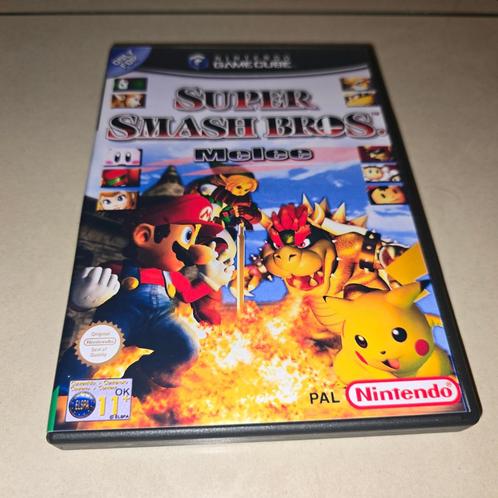 Super Smash Bros. Melee GameCube GC Game Case, Games en Spelcomputers, Games | Nintendo GameCube, Zo goed als nieuw, Verzenden