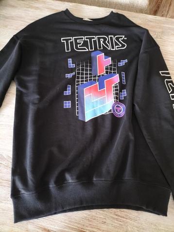 Sweater, zwarte sweater, Tetris sweater 