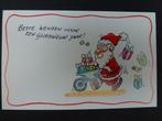 oude prentkaart Beste wensen voor een gloednieuw jaar, Verzamelen, Ophalen of Verzenden, Feest(dag)