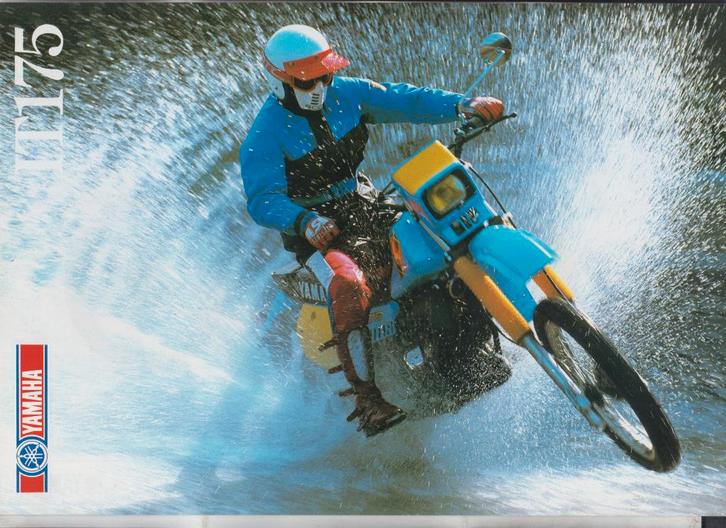 Moto Yamaha IT 175 Enduro brochure publicitaire, Livres, Motos, Utilisé, Envoi