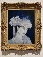 “Portret van een edelvrouw” Schilderij, Antiek en Kunst, Verzenden