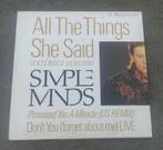 Disque tears for fears easy lady howard jones simple minds, Utilisé, Enlèvement ou Envoi