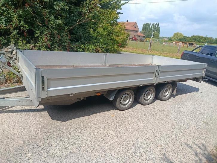 Aanhangwagen 3500 kg, Autos : Divers, Remorques, Comme neuf, Enlèvement