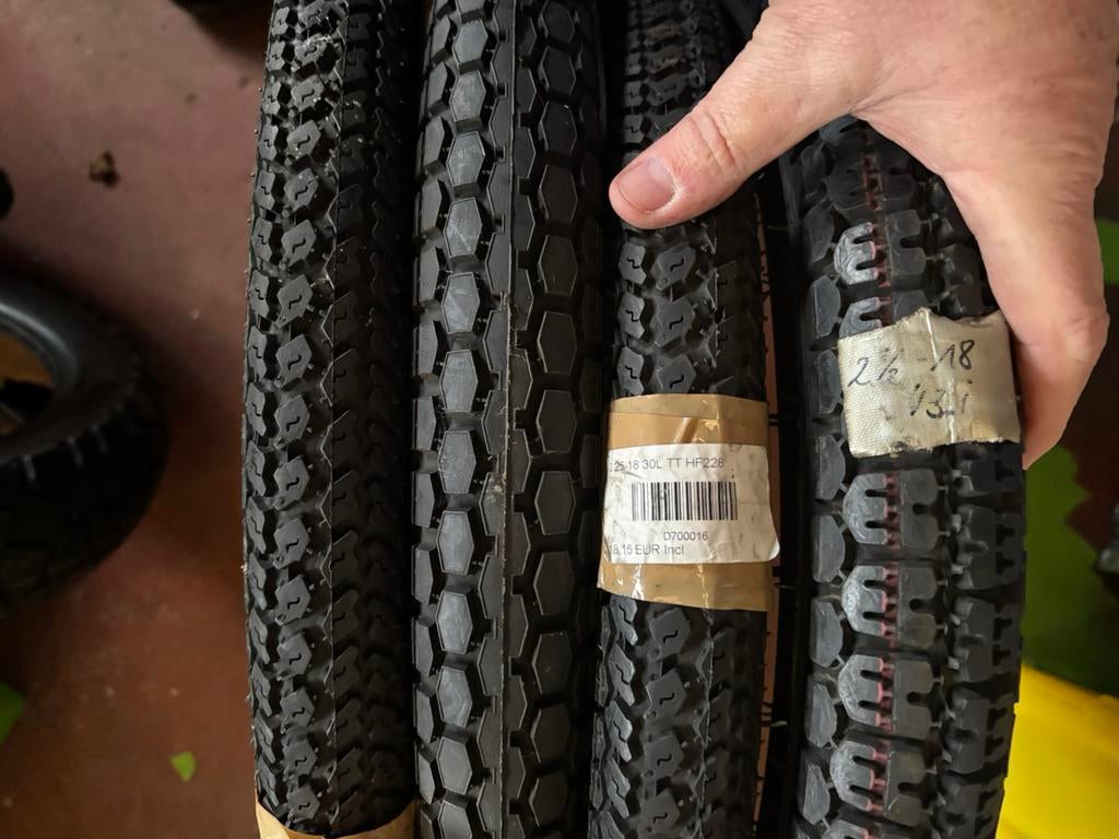 Vier brommerbandjes in 19’’, nieuw, Ophalen of Verzenden, Nieuw