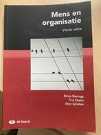 Mens en organisatie van Dries Berings, Ophalen of Verzenden, Zo goed als nieuw, Hoger Onderwijs, Dries berings